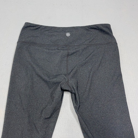 Athleta Pants Womens Medium Gray Leggings Mid Rise Athletic Gym Ladies 28x26 - Picture 9 of 11
